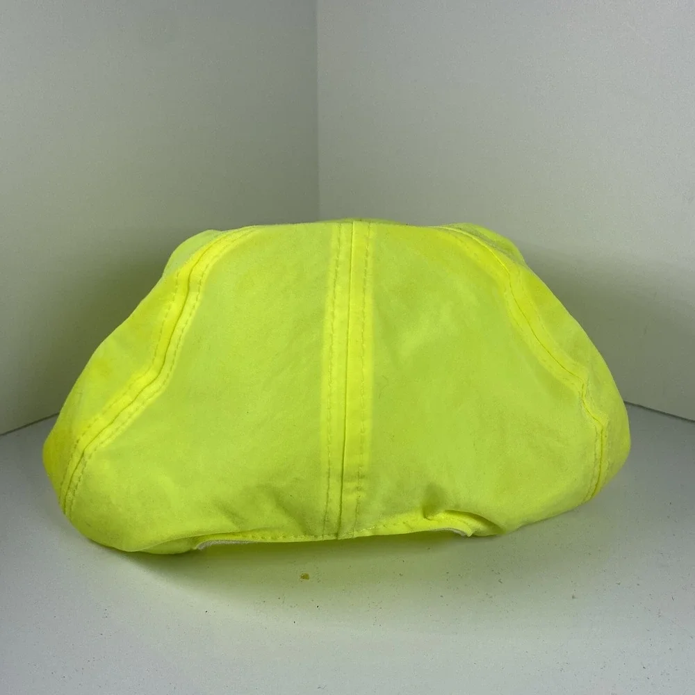 Vtg OREGON COAST Neon Nylon‎ Baseball Cap Snapback Rope Embroidery Spring Break